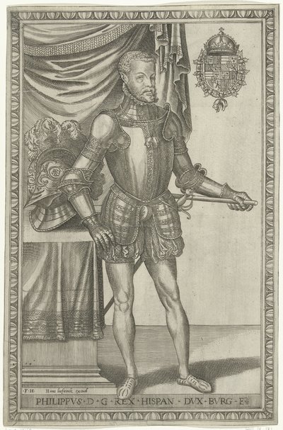 Ritratto di re Filippo II di Spagna da Frans Huys