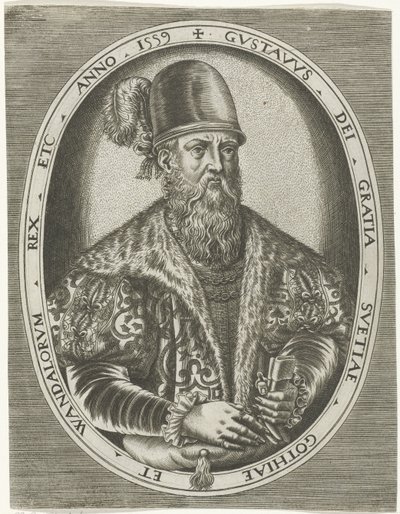 Ritratto del re Gustavo I di Svezia da Frans Huys