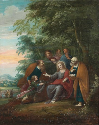 Scene della vita di Cristo e i suoi insegnamenti da Frans III (attr. to) Francken