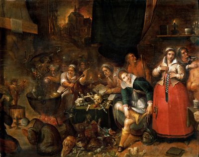 La cucina delle streghe da Frans II Francken