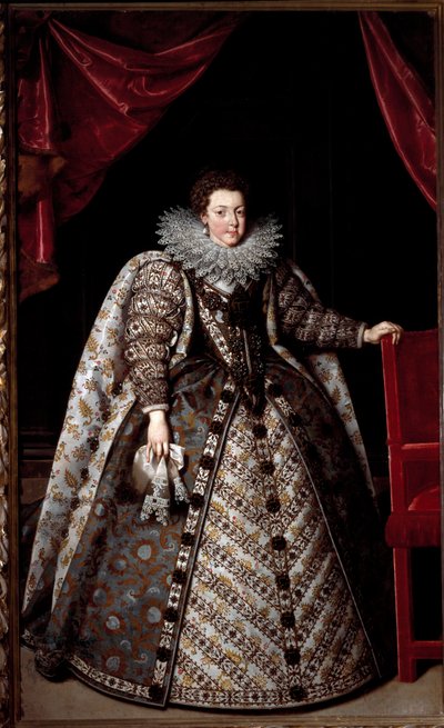 Ritratto di Elisabetta di Francia (Elisabetta di Borbone) da Frans II Pourbus