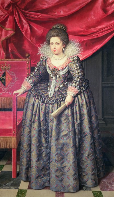Ritratto di Elisabetta di Francia (1602-44) figlia di Enrico IV e Maria de