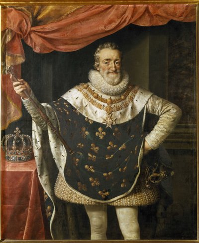 Ritratto di Enrico IV Re di Francia da Frans II Pourbus
