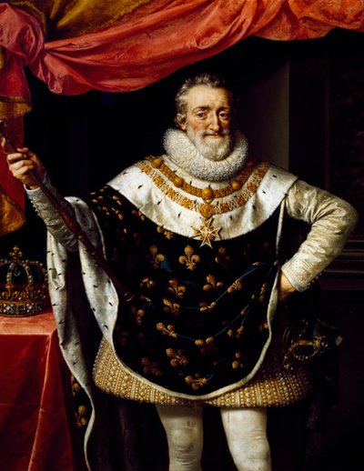 Ritratto di Enrico IV di Francia da Frans II Pourbus