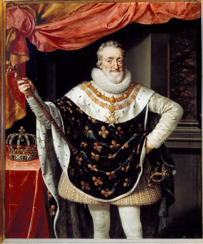 Ritratto di Enrico IV di Francia da Frans II Pourbus