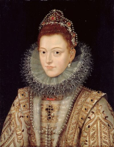 Ritratto di Isabella Clara Eugenia (1566-1633) c.1599 da Frans II Pourbus