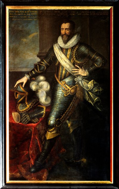 Ritratto di Maximilian de Bethune, duca di Sully come gran maestro dell