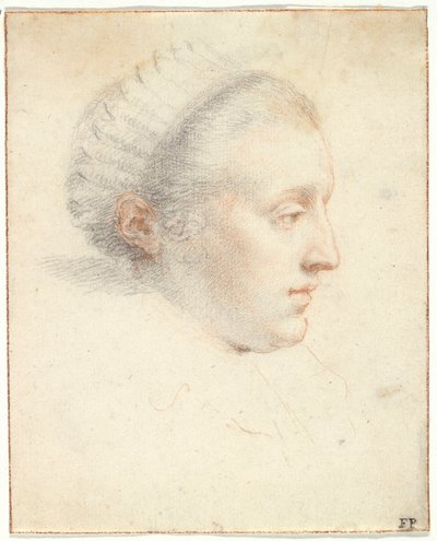 Ritratto di profilo di una Signora da Frans II Pourbus