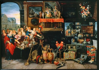 Ulisse riconosce Achille tra le figlie di Licomede ... da Frans II the Younger (workshop of) Francken