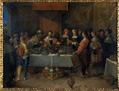 Damocle alla Tavola da Frans II the Younger Francken