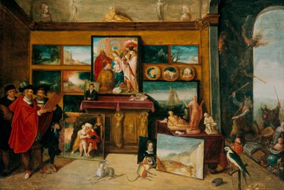 Interno di una galleria da Frans II the Younger Francken