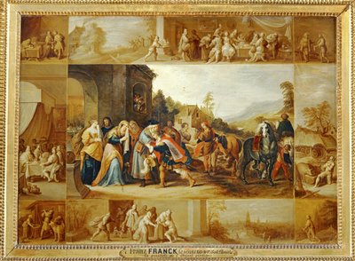 La parabola del figliol prodigo... da Frans II the Younger Francken