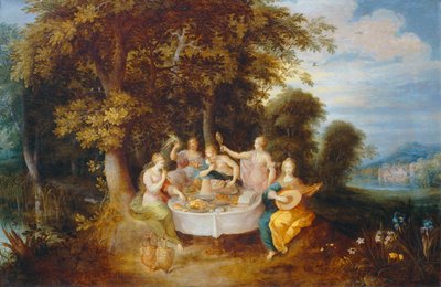 Les Cinq sens - I cinque sensi ... da Frans II the Younger Francken