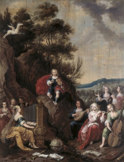 Concerto delle Muse con Apollo da Frans II the Younger Francken
