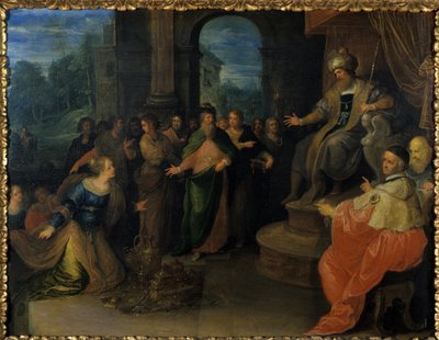 La Regina di Saba davanti a Salomone da Frans II the Younger Francken