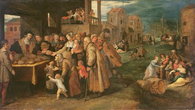 Le Sette Opere di Misericordia, c.1606-16 da Frans II the Younger Francken