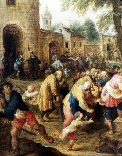 Le opere delle misericordie (dettaglio) da Frans II the Younger Francken