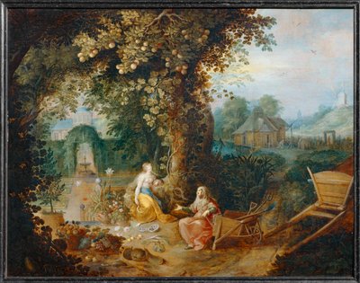Vertumne et Pomone - Vertumnus e Pomona ... da Frans II the Younger Francken