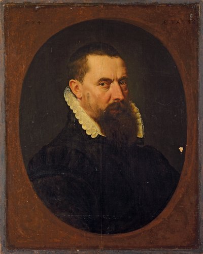 Ritratto di un gentiluomo barbuto, 1574 da Frans I Pourbus