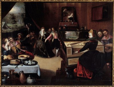 Il figlio prodigo tra le cortigiane da Frans I Pourbus