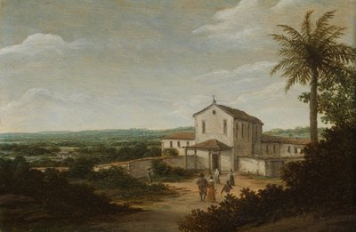 Edificio della Chiesa in Brasile da Frans Post