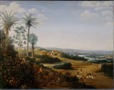 La casa di un "labrador" in Brasile, precedentemente nota come villaggio di Serinhaem ... da Frans Jansz Post