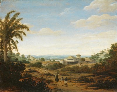 Paesaggio sul Rio Senhor de Engenho, Brasile da Frans Post