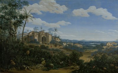 Veduta di Olinda, Brasile da Frans Post