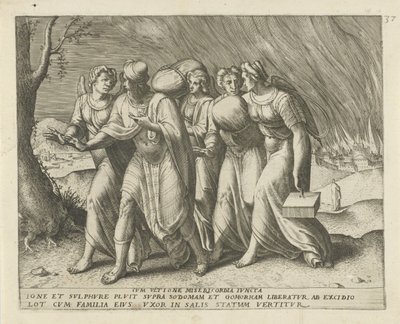 Lot lascia Sodoma da Frans Menton