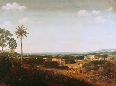 Casa di un nobile portoghese in Brasile da Frans Post