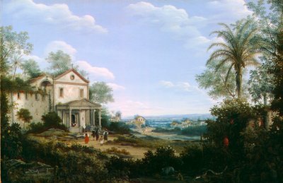 Vista della chiesa dei gesuiti di Olinda, Brasile da Frans Post