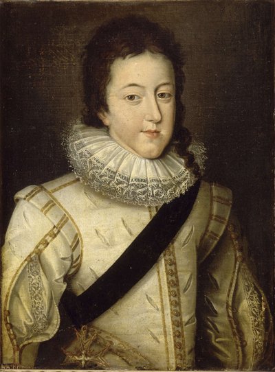 Luigi XIII, re di Francia e Navarra 1601-1643 come Delfino da Frans Pourbus