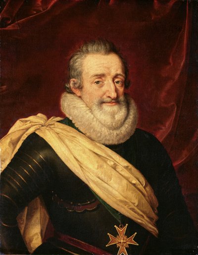 Ritratto di Enrico IV (1553-1610) Re di Francia da Frans Pourbus the Younger