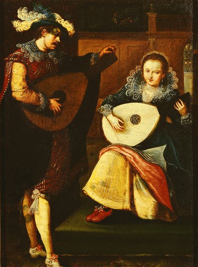 I cinque sensi: udito da Frans Pourbus the Younger