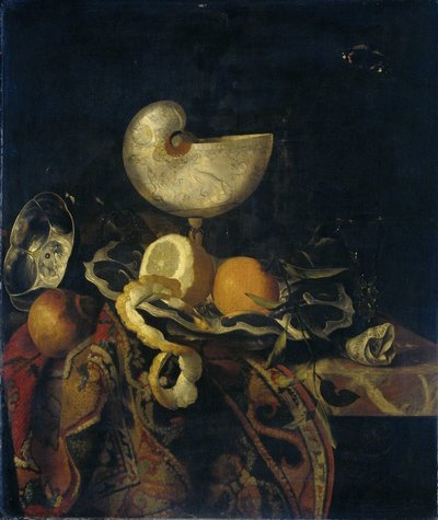Natura morta con coppa di Nautilus da Frans Sant Acker