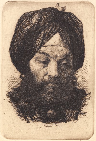 Uomo con turbante da Frans Schwartz