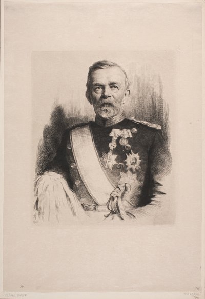 Ritratto del generale maggiore L. Koefoed da Frans Schwartz