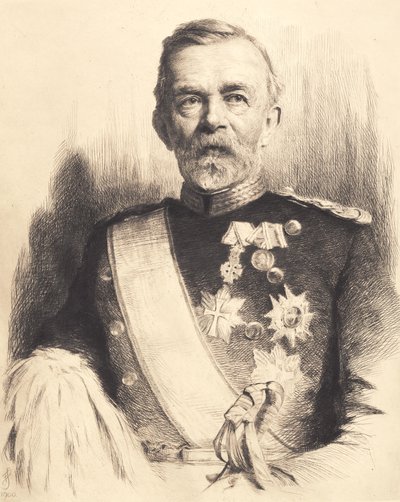Ritratto del generale maggiore L. Koefoed da Frans Schwartz