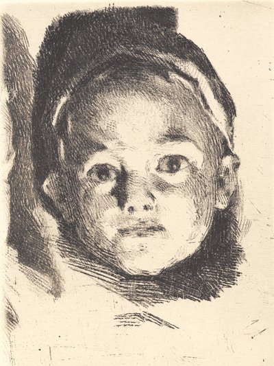Testa di un bambino da Frans Schwartz