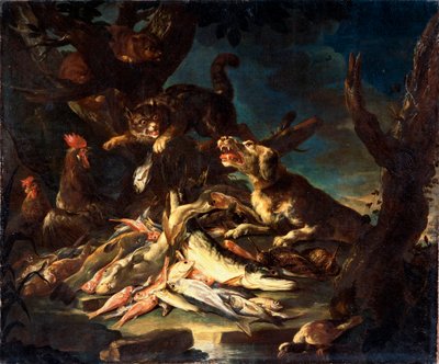 Pesce, 1620 da Frans Snyders or Snijders