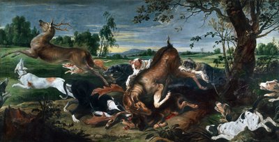 Caccia al cervo (Frans Snyders) da Frans Snyders