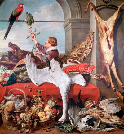 Interno di un ufficio, c1635 da Frans Snyders or Snijders