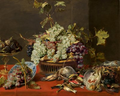 Natura morta con uva e selvaggina da Frans Snyders