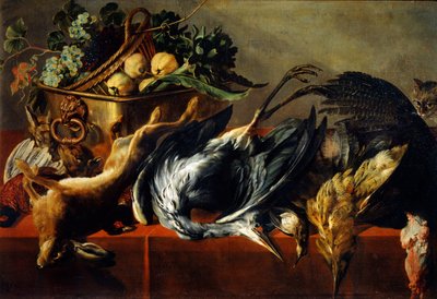 Natura morta con un baule di ebano da Frans Snyders or Snijders