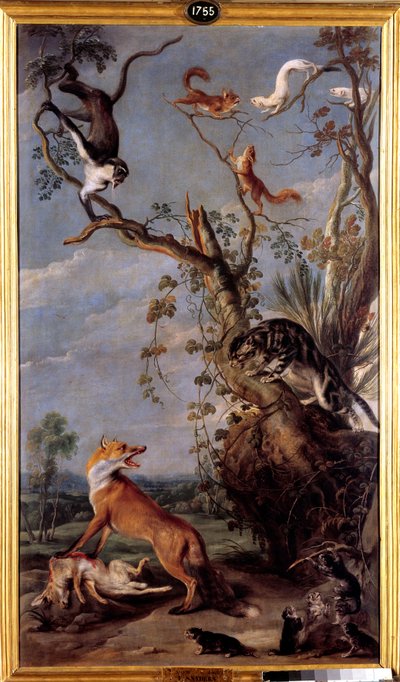 Il gatto e la volpe da Frans Snyders