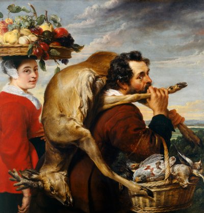 Figure con frutta e selvaggina da Frans Snyders or Snijders