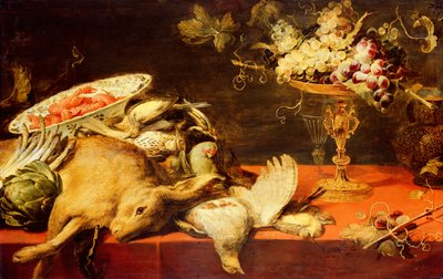 Natura morta con animali e frutta da Frans Snyders or Snijders