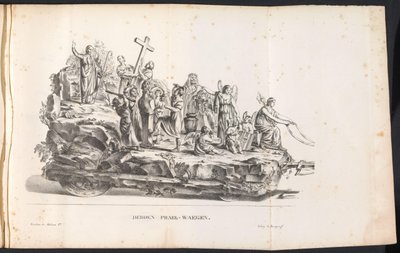 Terzo carro trionfale nella processione per San Rombaldo, 1825 da Frans Vervloet