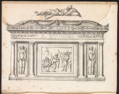 Reliquiario di San Rombout, 1825 da Frans Vervloet