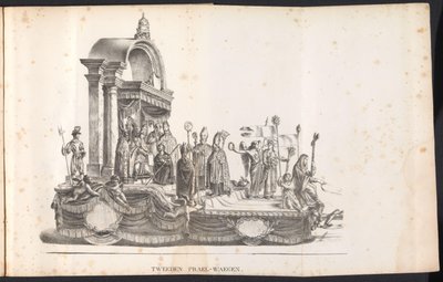Secondo carro trionfale nella processione per San Rombout, 1825 da Frans Vervloet